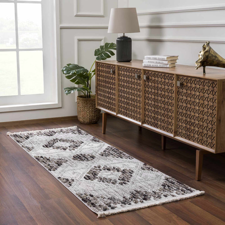 Cabarroguis Traditional Style Gray Area Rug