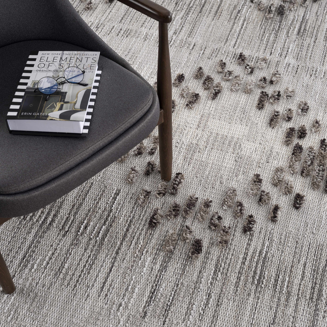 Cabarroguis Traditional Style Gray Area Rug