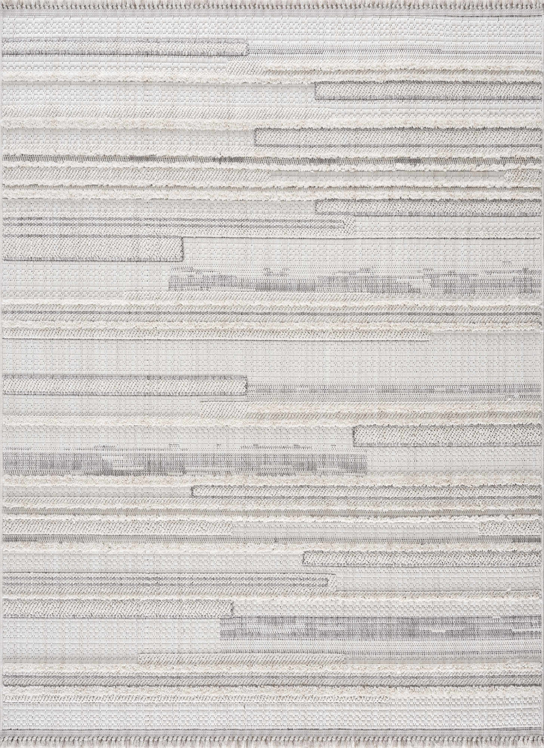 Dishman Contemporary Style Gray Rug