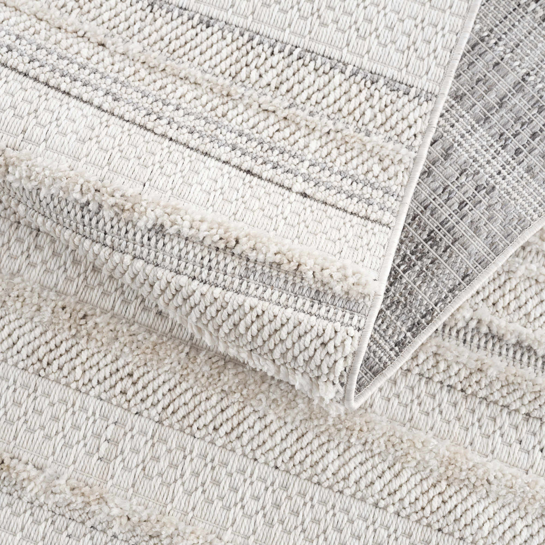 Dishman Contemporary Style Gray Rug
