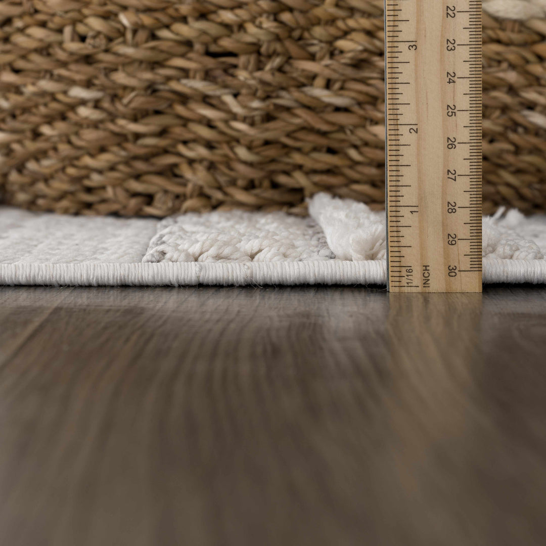Dishman Contemporary Style Gray Rug
