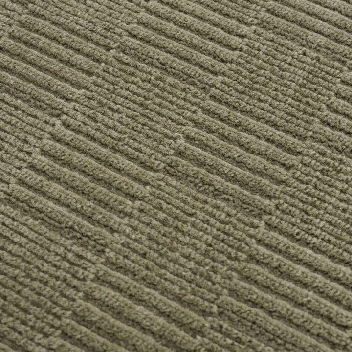 Kazuma Green Contemporary Style Washable Area Rug