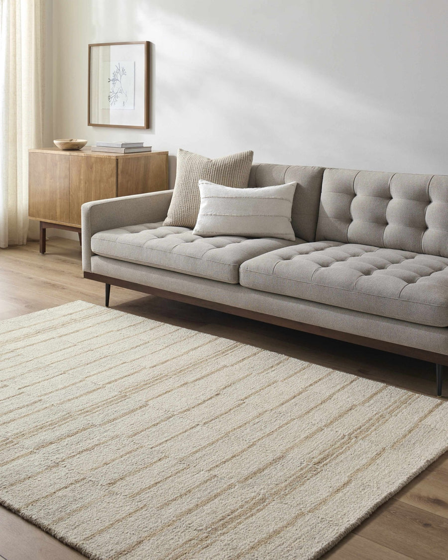 Abbatha Modern Style Beige Hand Tufted Rug - The Rug Decor
