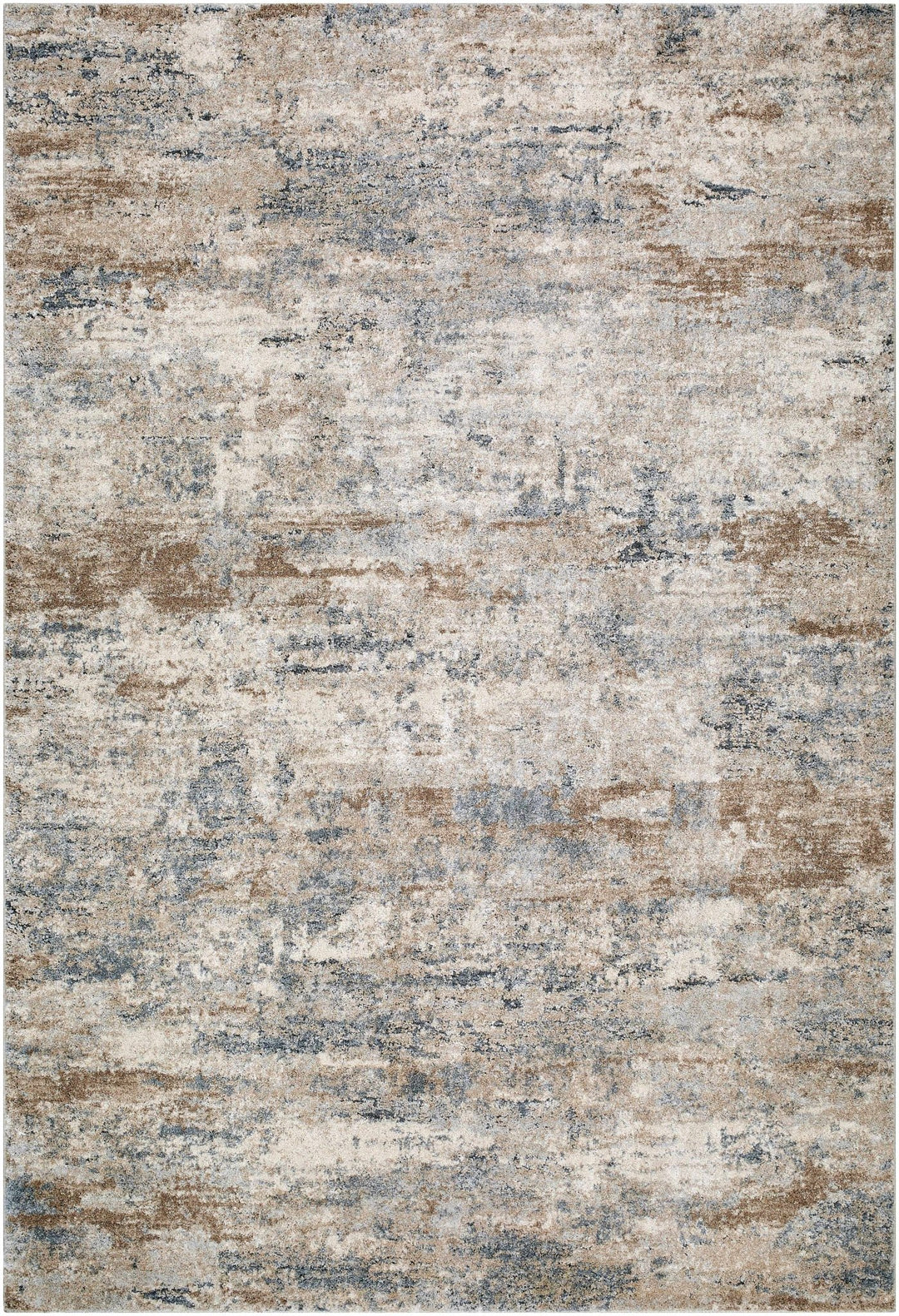 Abstract Beige And Gray Contemporary Style Rug - The Rug Decor