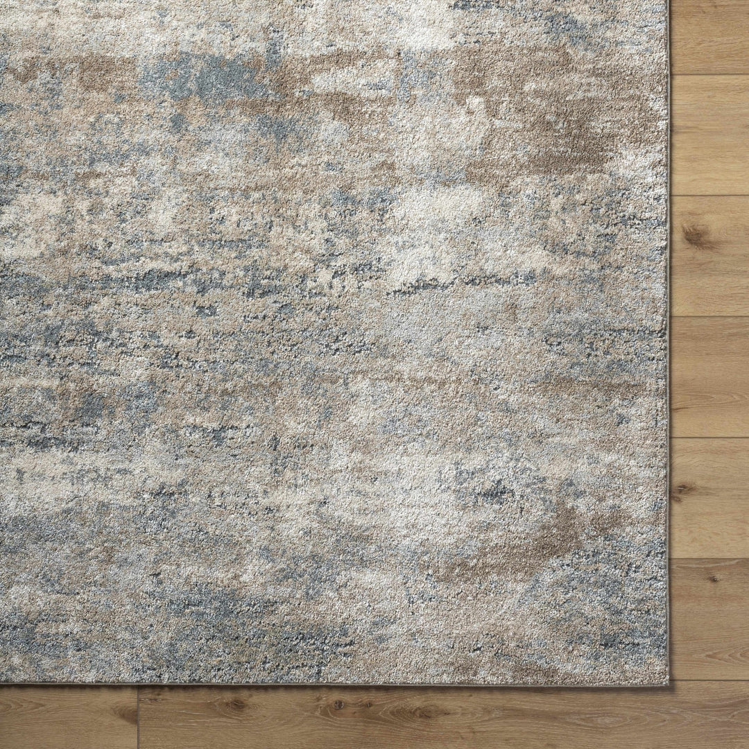 Abstract Beige And Gray Contemporary Style Rug - The Rug Decor