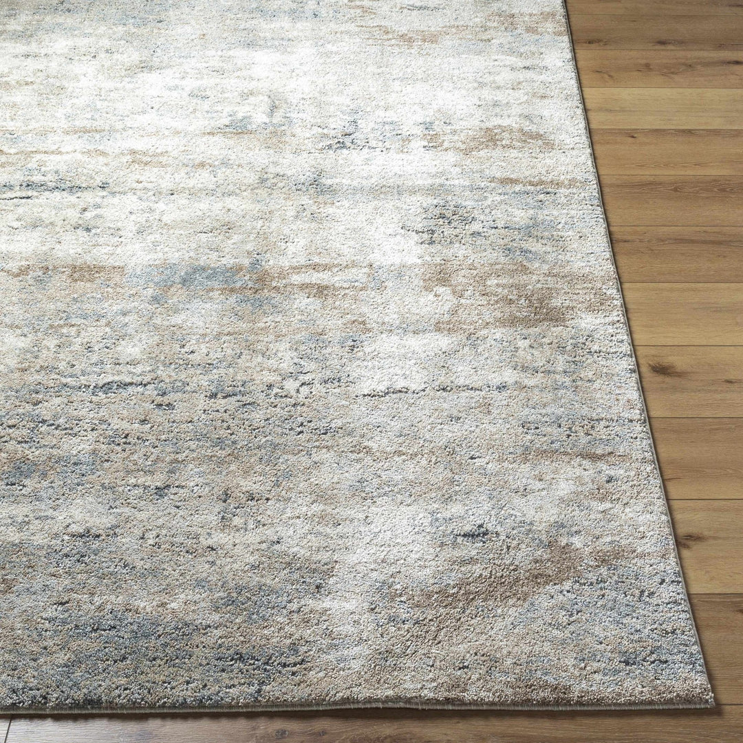 Abstract Beige And Gray Contemporary Style Rug - The Rug Decor