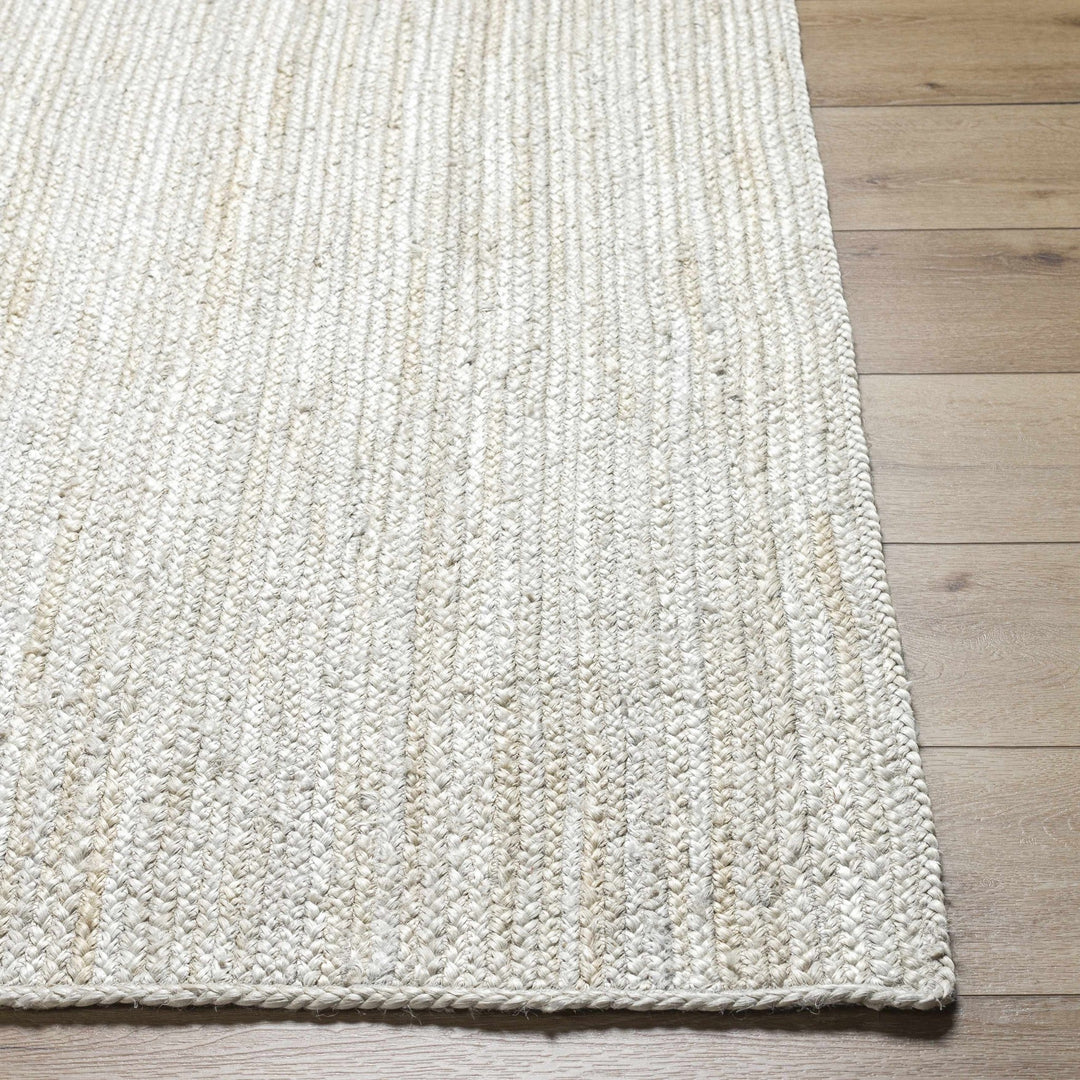 Adahy Beige Contemporary Style Hand Loom Jute Area Rug - The Rug Decor