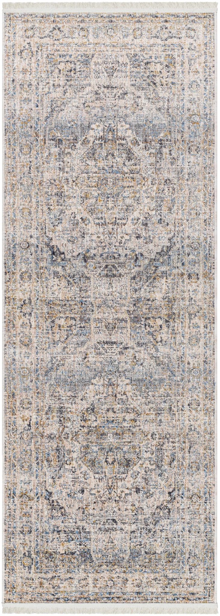 Addax Beige And Gray Traditional Style Area Rug - The Rug Decor