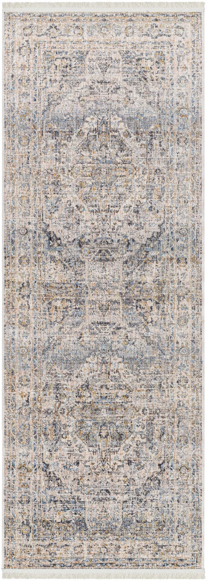 Addax Beige And Gray Traditional Style Area Rug - The Rug Decor