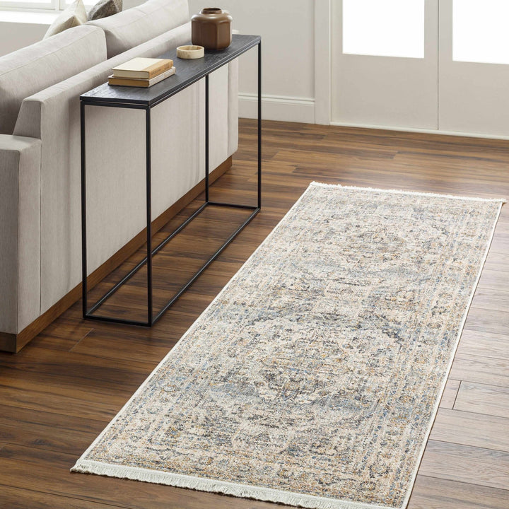 Addax Beige And Gray Traditional Style Area Rug - The Rug Decor