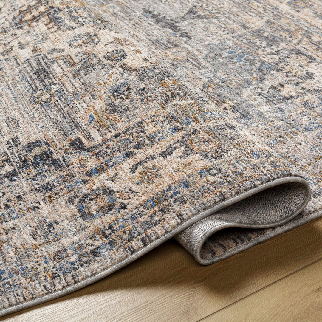 Addax Beige And Gray Traditional Style Area Rug - The Rug Decor