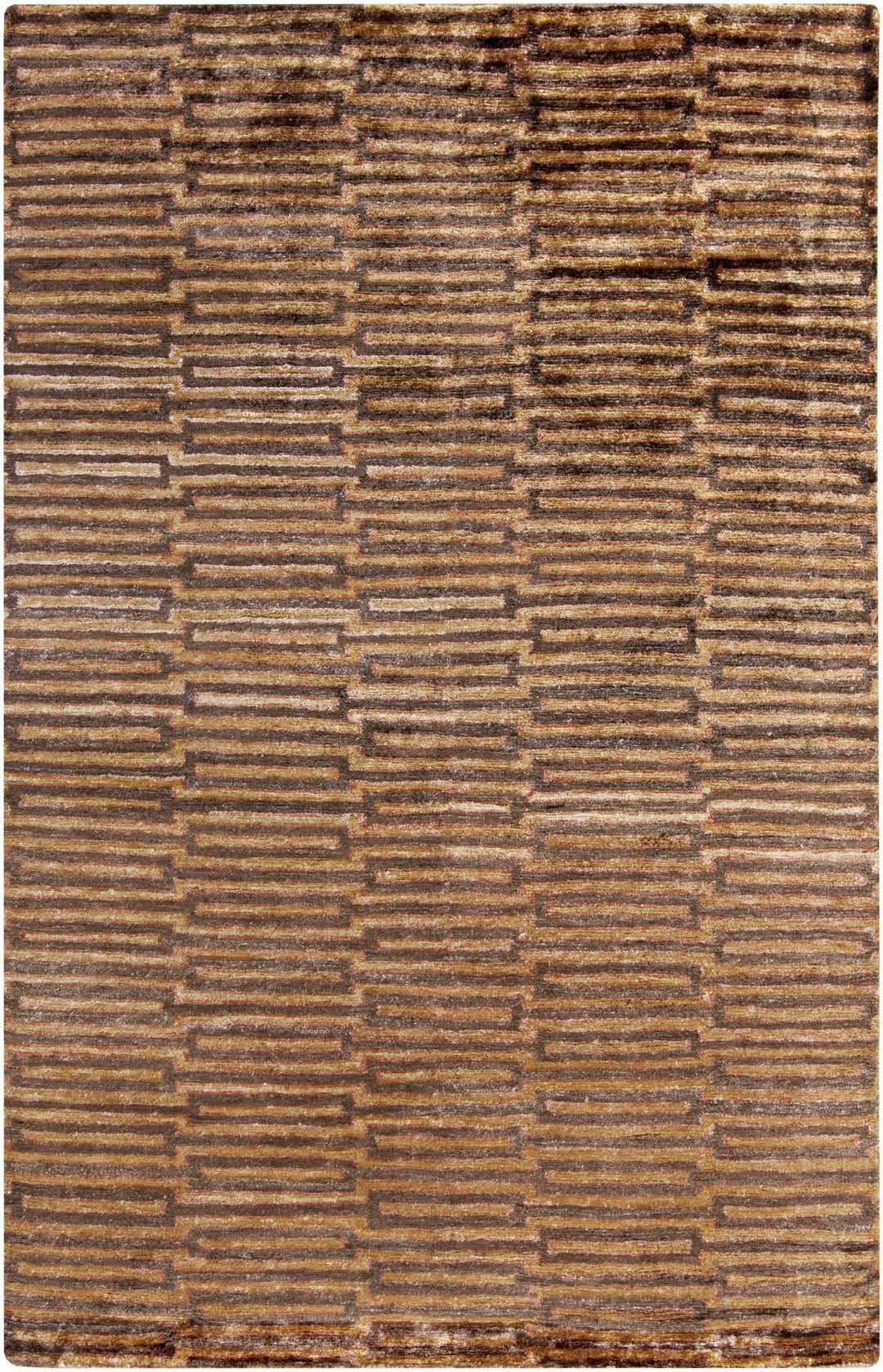 Addieville Brown And Beige Modern Style Area Rug - The Rug Decor