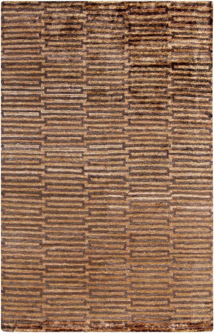 Addieville Brown And Beige Modern Style Area Rug - The Rug Decor