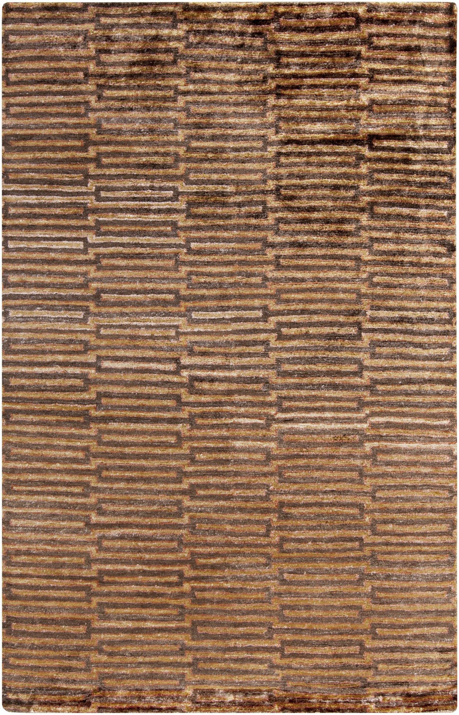 Addieville Brown And Beige Modern Style Area Rug - The Rug Decor
