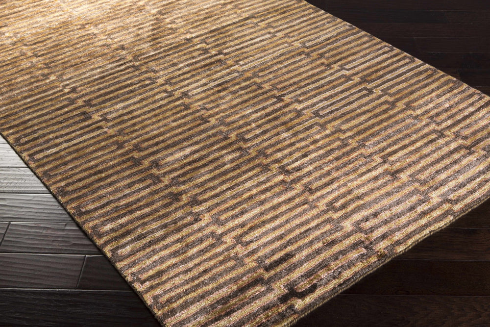 Addieville Brown And Beige Modern Style Area Rug - The Rug Decor