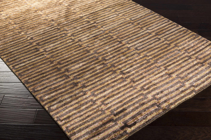 Addieville Brown And Beige Modern Style Area Rug - The Rug Decor