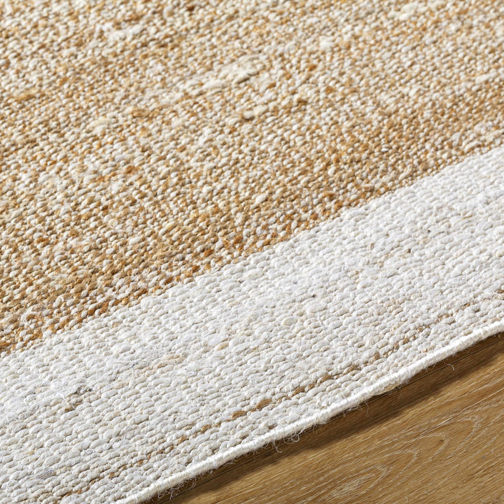 Aderyn Traditional Camel And Tan Jute Area Rug - The Rug Decor