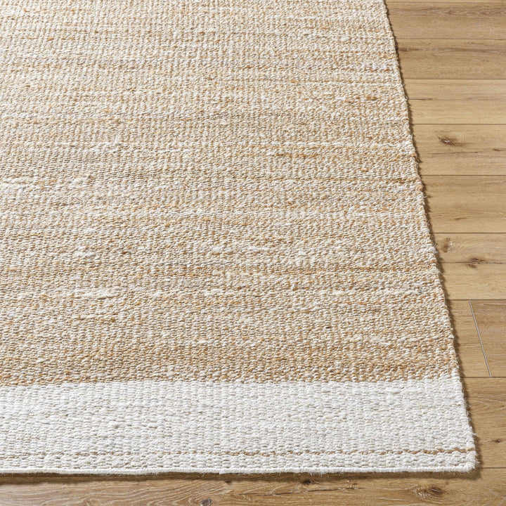 Aderyn Traditional Camel And Tan Jute Area Rug - The Rug Decor