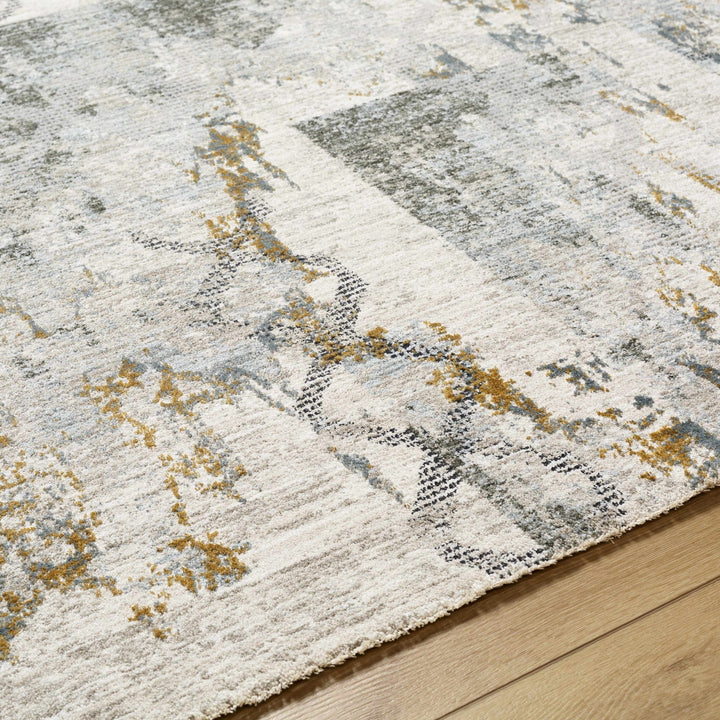 Adlai Modern Abstract Design Beige And Gray Rug - The Rug Decor