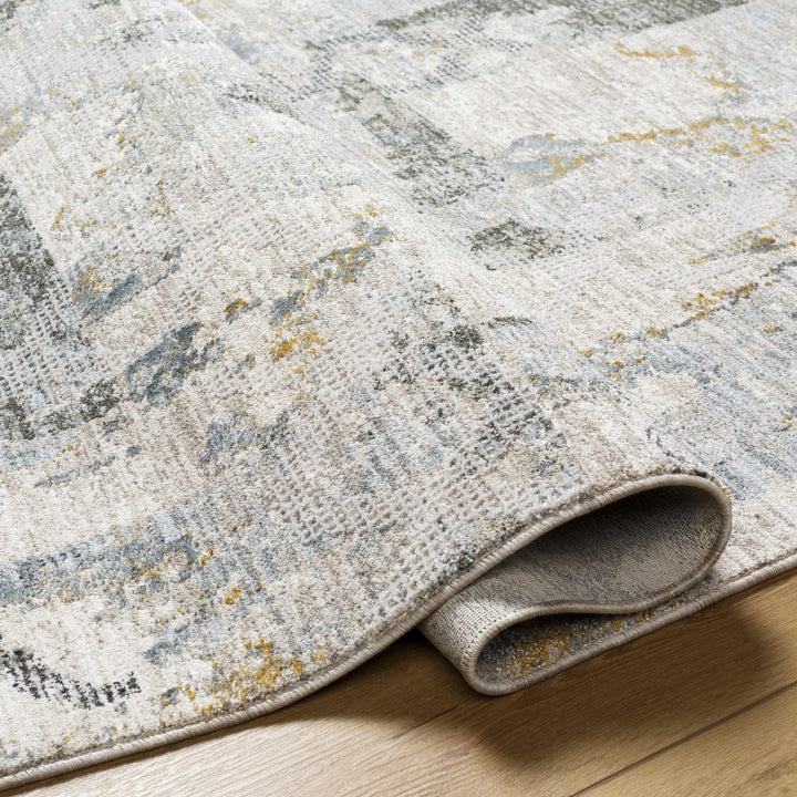 Adlai Modern Abstract Design Beige And Gray Rug - The Rug Decor