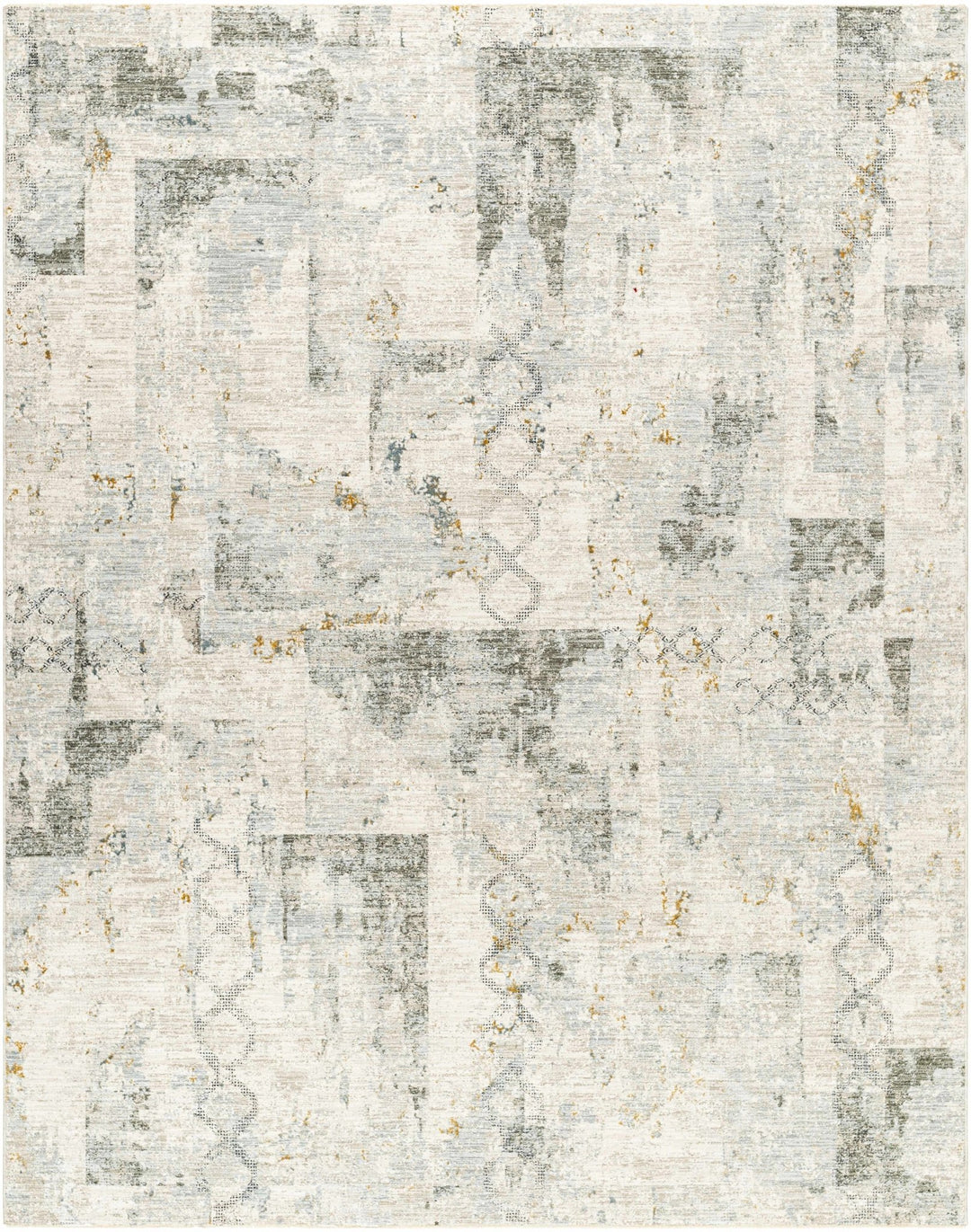 Adlai Modern Abstract Design Beige And Gray Rug - The Rug Decor
