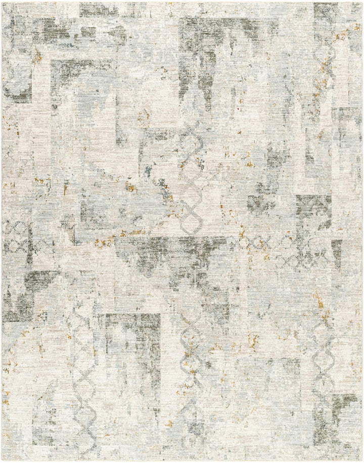 Adlai Modern Abstract Design Beige And Gray Rug - The Rug Decor