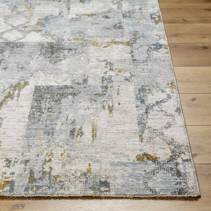 Adlai Modern Abstract Design Beige And Gray Rug - The Rug Decor