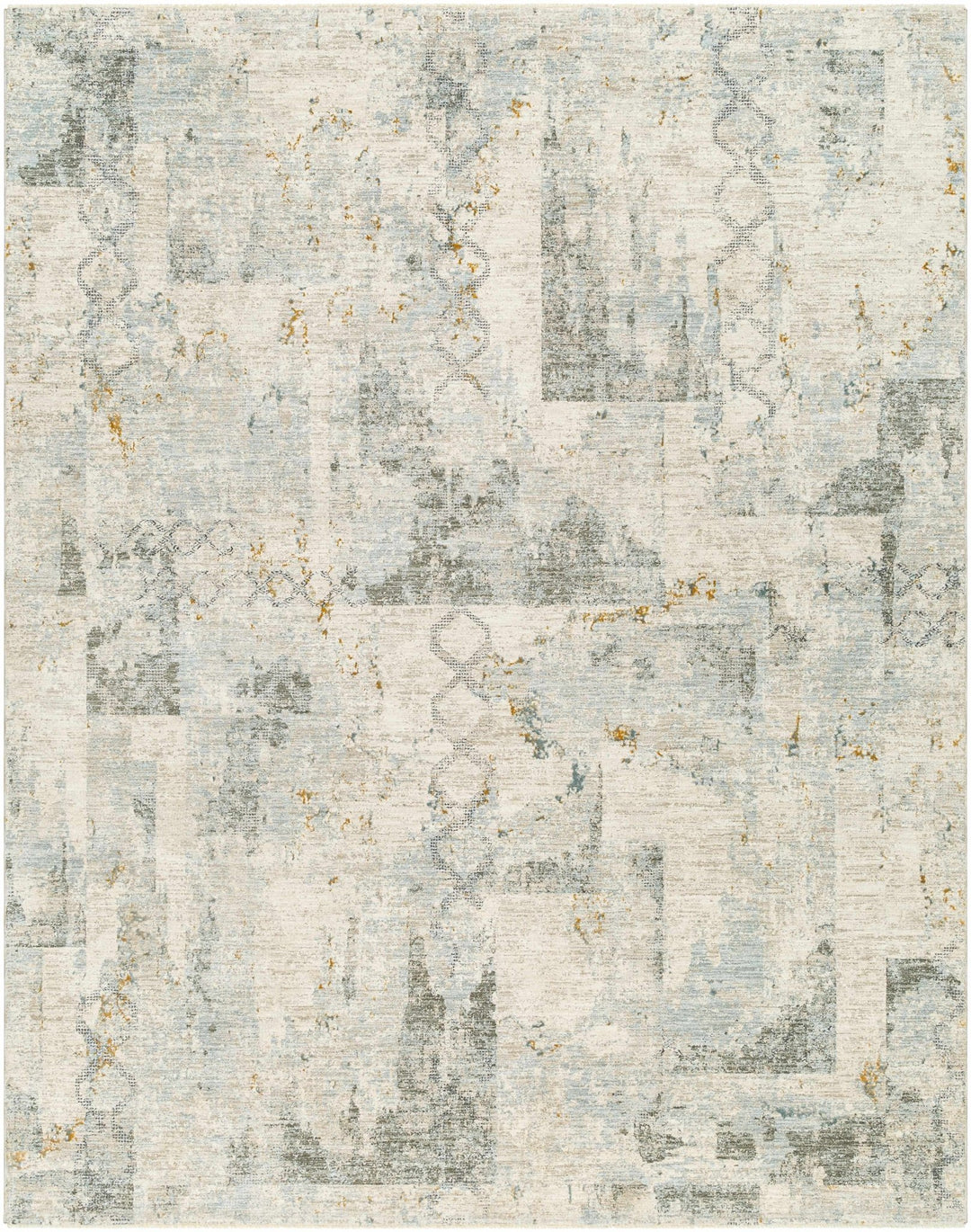 Adlai Modern Abstract Design Beige And Gray Rug - The Rug Decor