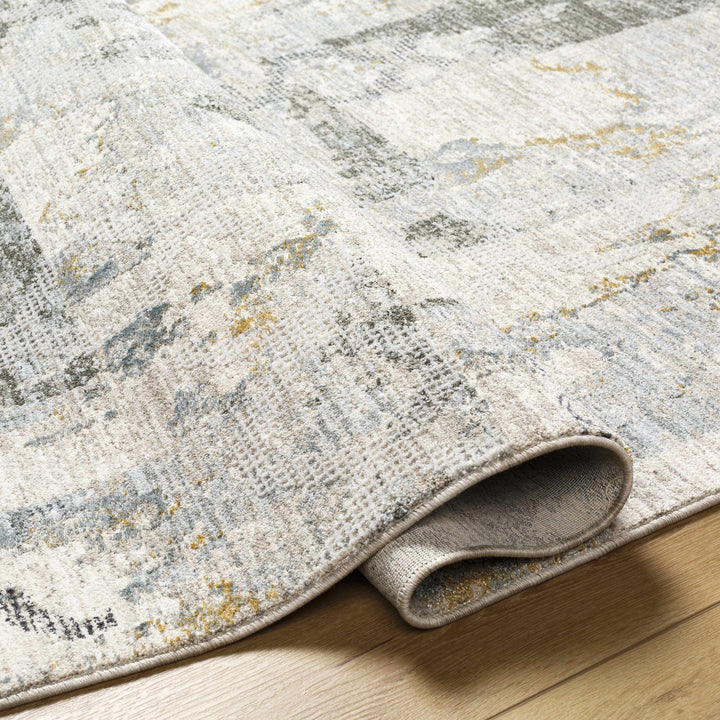 Adlai Modern Abstract Design Beige And Gray Rug - The Rug Decor