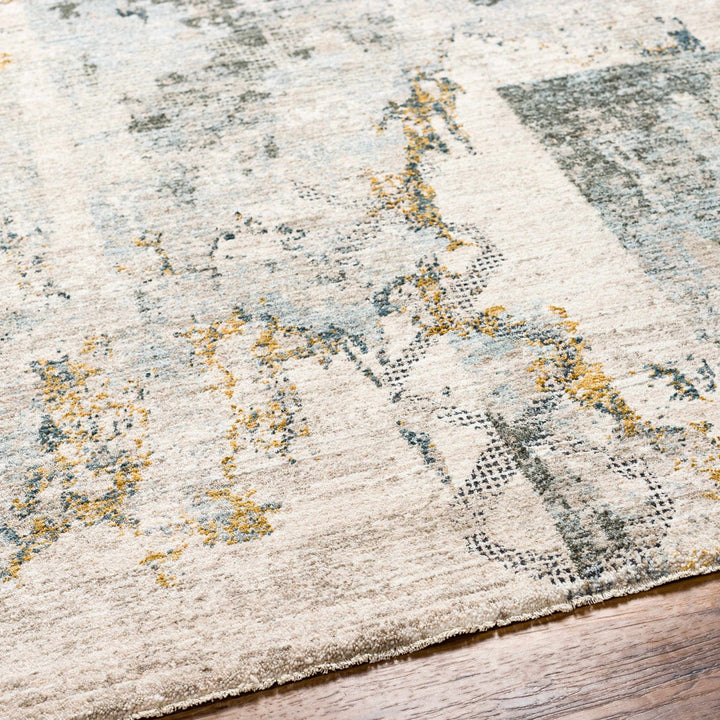 Adlai Modern Abstract Design Beige And Gray Rug - The Rug Decor
