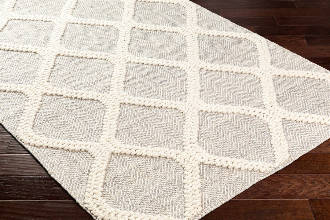 Adora Contemporary Grey And Ivory Rug - The Rug Decor