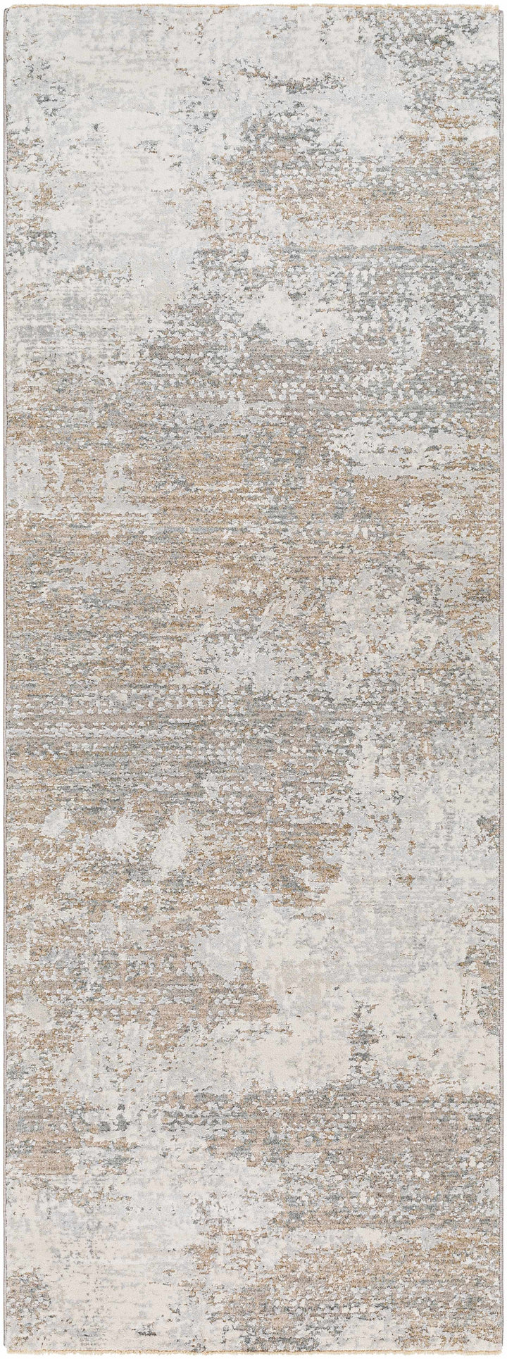 Adwoa Modern Abstract Design Gray & Brown Boutique Rug