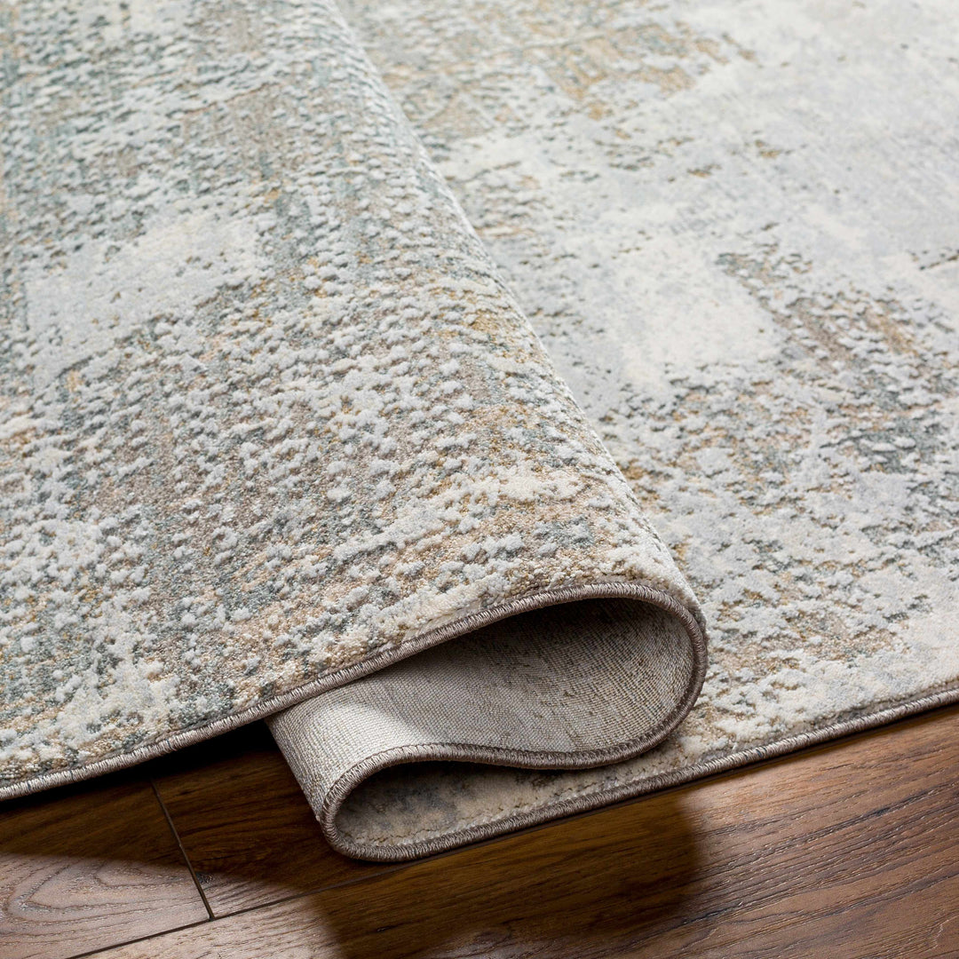 Adwoa Modern Abstract Design Gray & Brown Boutique Rug
