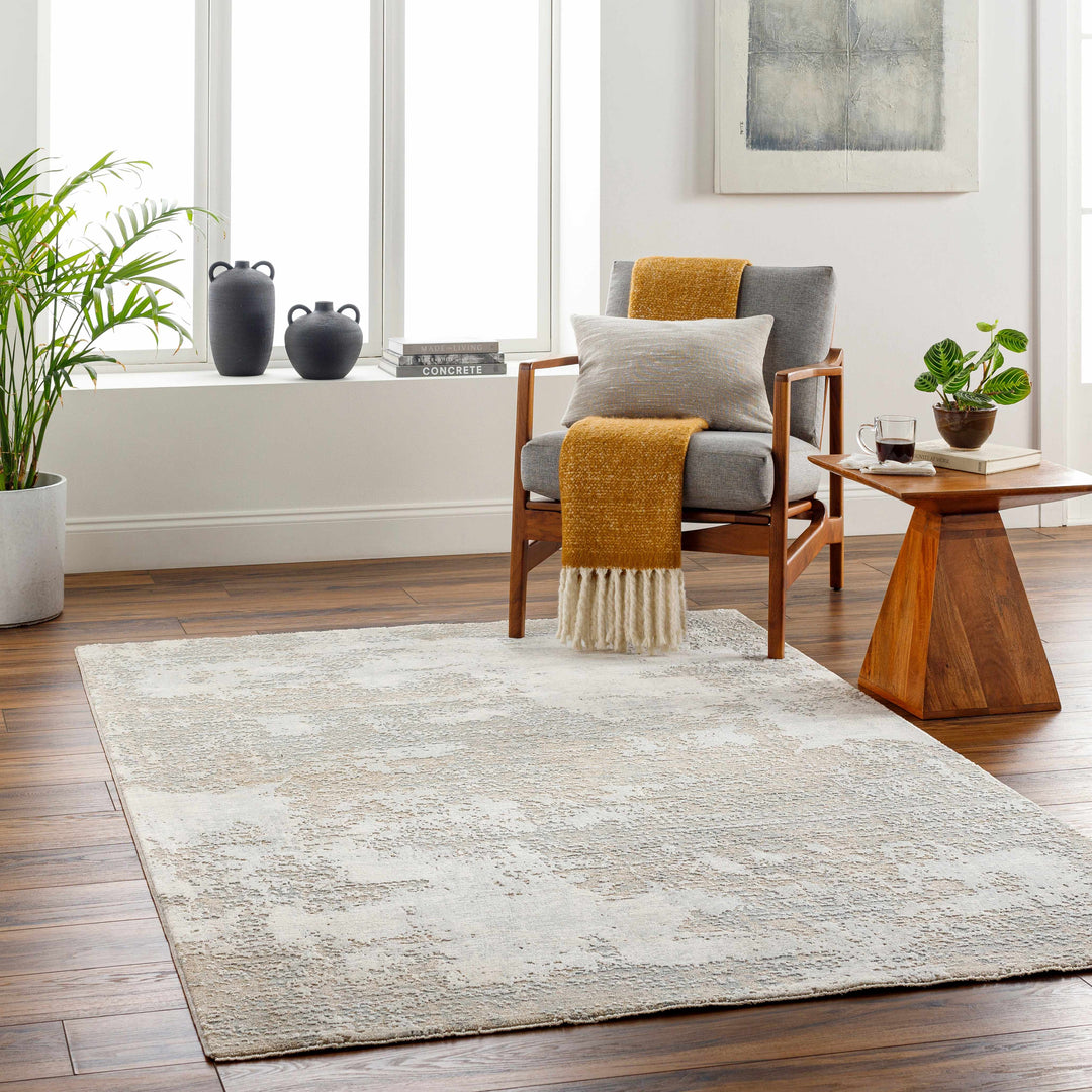 Adwoa Modern Abstract Design Gray & Brown Boutique Rug