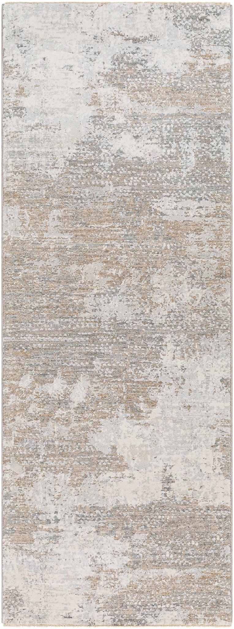 Adwoa Modern Abstract Design Gray & Brown Boutique Rug - The Rug Decor