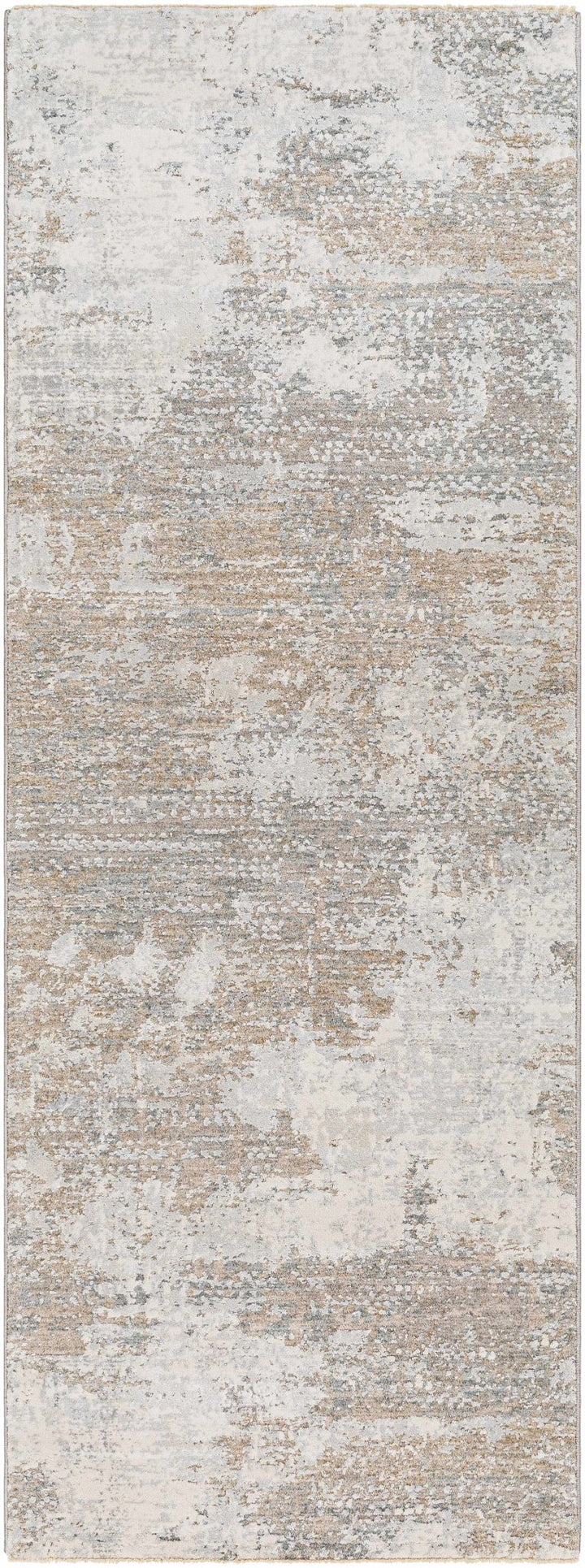 Adwoa Modern Abstract Design Gray & Brown Boutique Rug - The Rug Decor