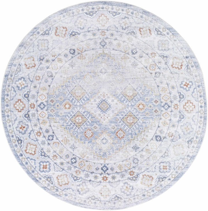 Agaton Traditional Gray And Beige Washable Rug - The Rug Decor
