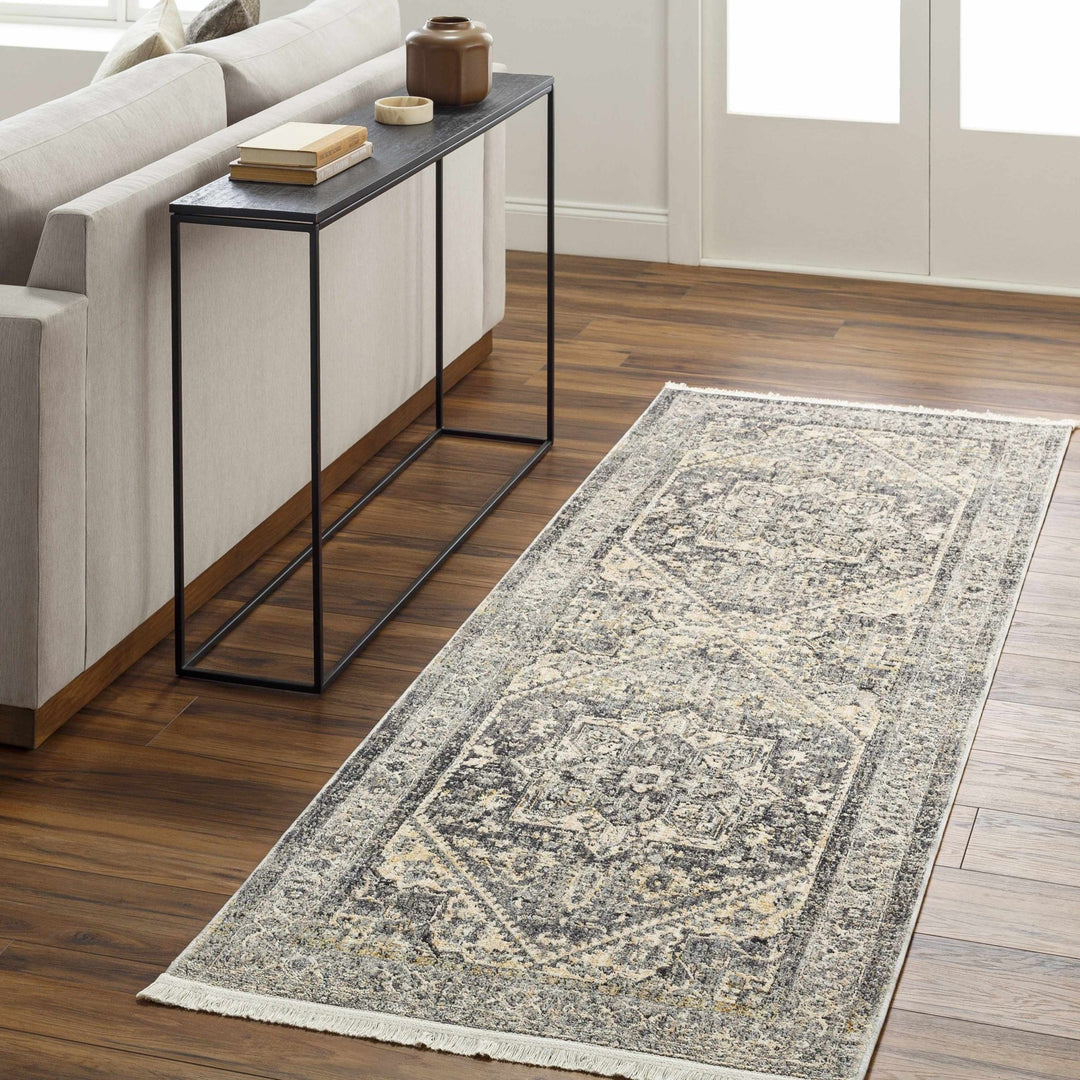 Ailsa Traditional Gray And Beige Area Rug - The Rug Decor