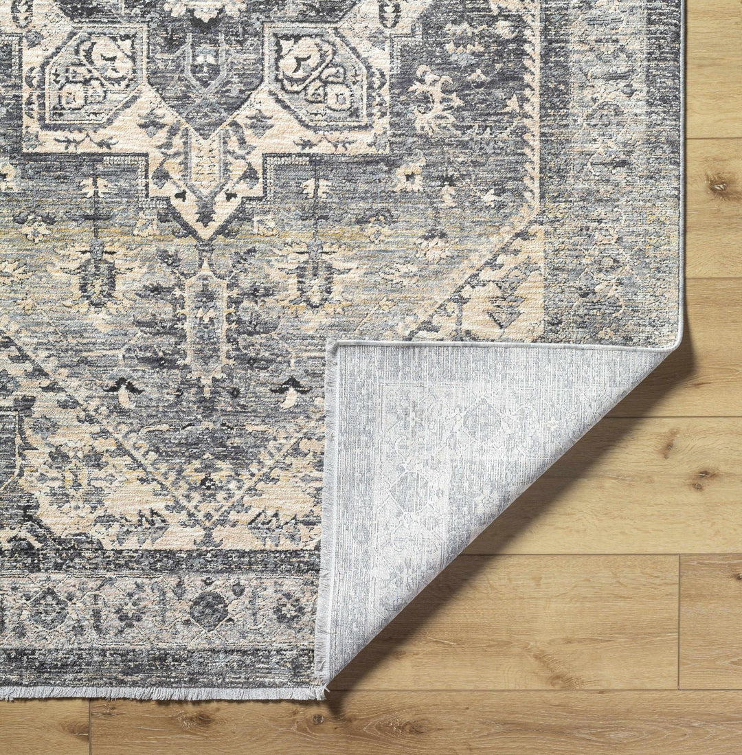 Ailsa Traditional Gray And Beige Area Rug - The Rug Decor