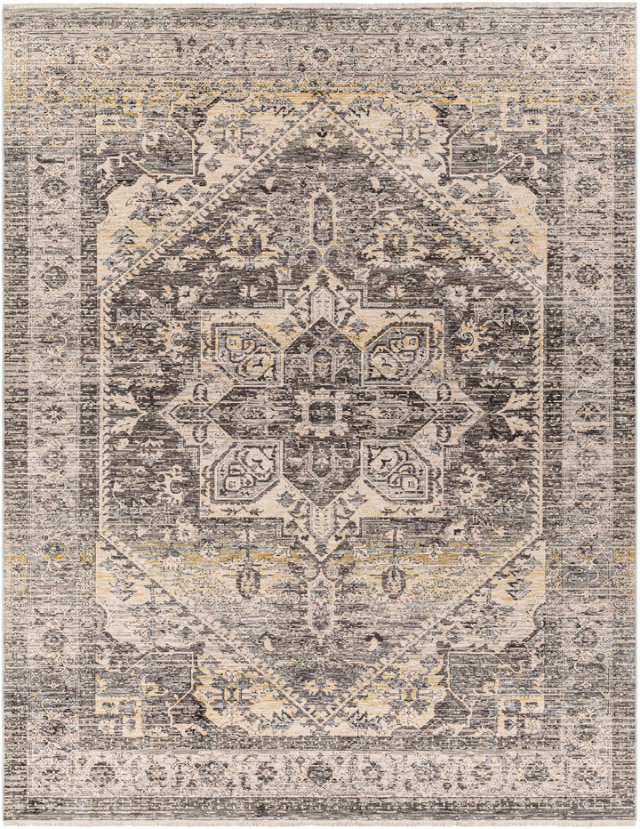 Ailsa Traditional Gray And Beige Area Rug - The Rug Decor
