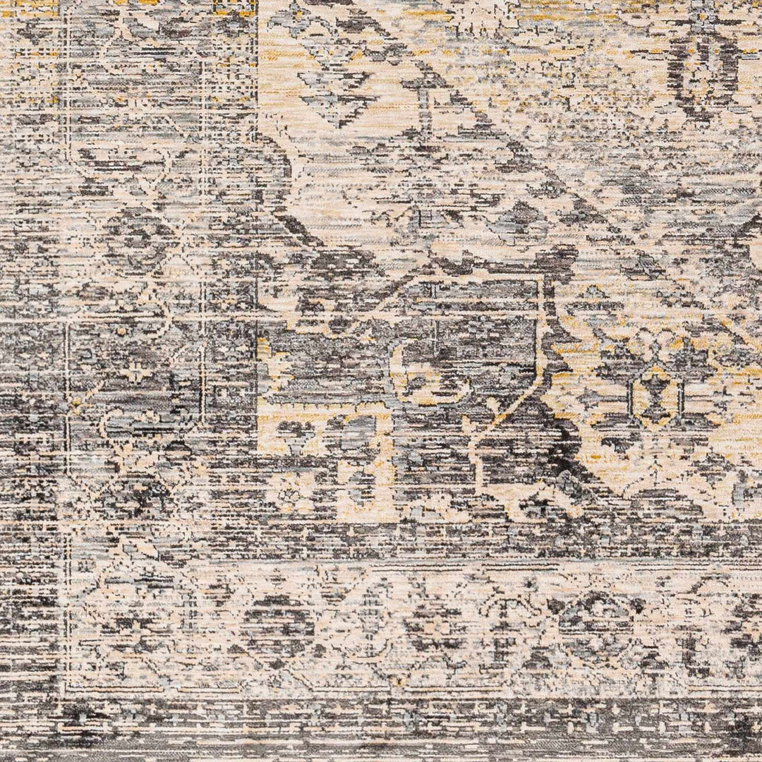 Ailsa Traditional Gray And Beige Area Rug - The Rug Decor