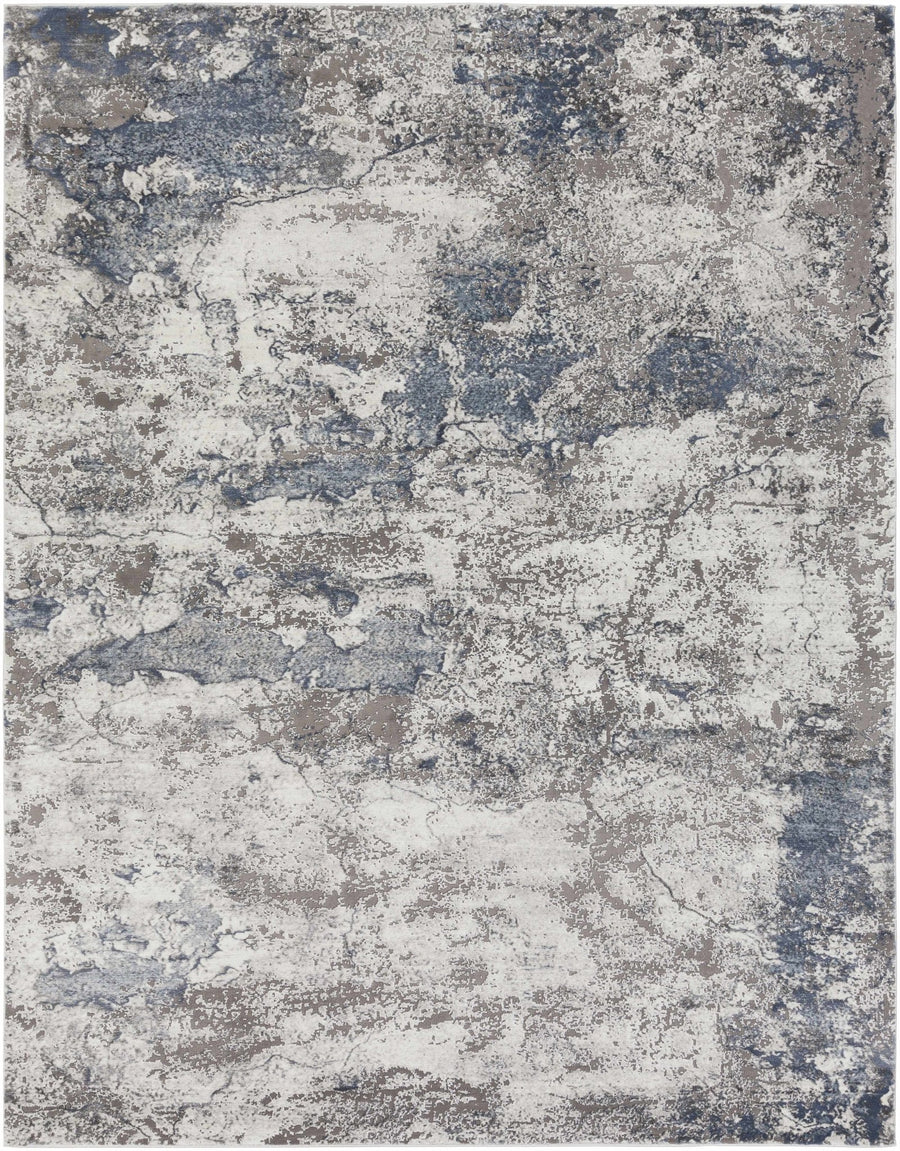 Ainslie Contemporary Abstract Gray Marble Rug - The Rug Decor