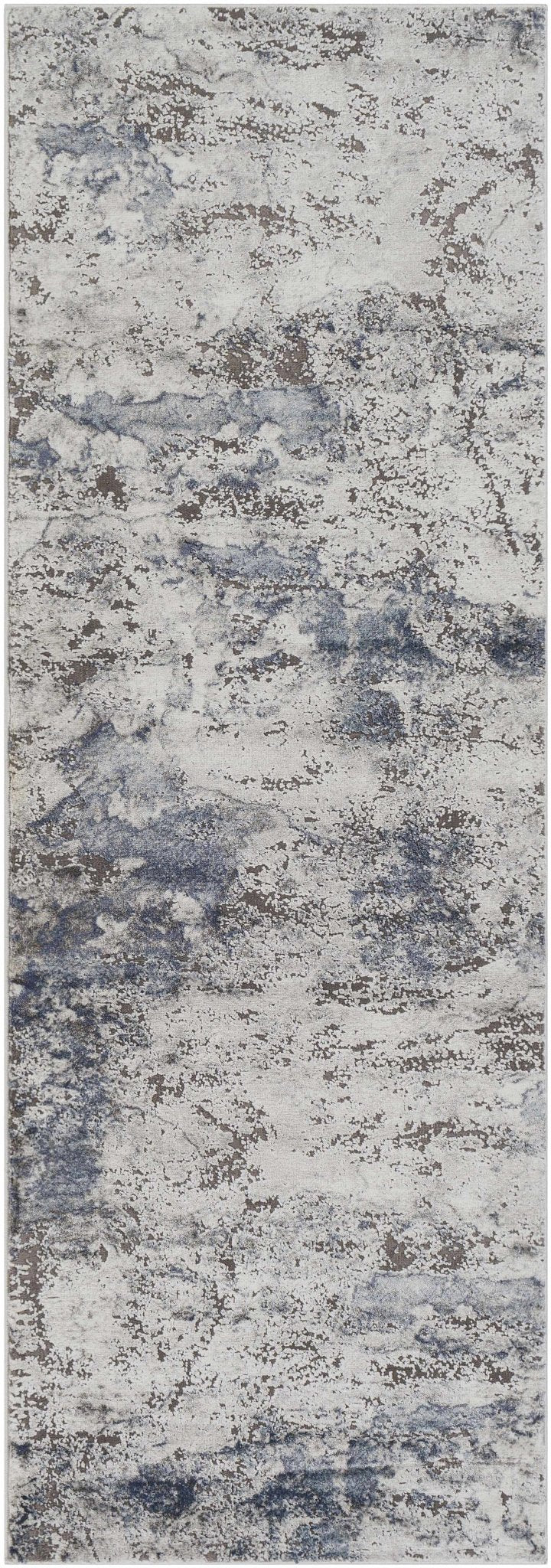 Ainslie Contemporary Abstract Gray Marble Rug - The Rug Decor