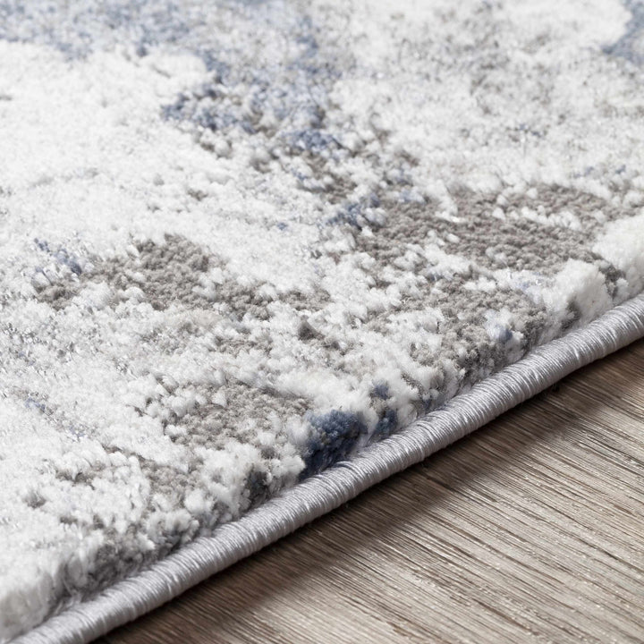Ainslie Contemporary Abstract Gray Marble Rug - The Rug Decor