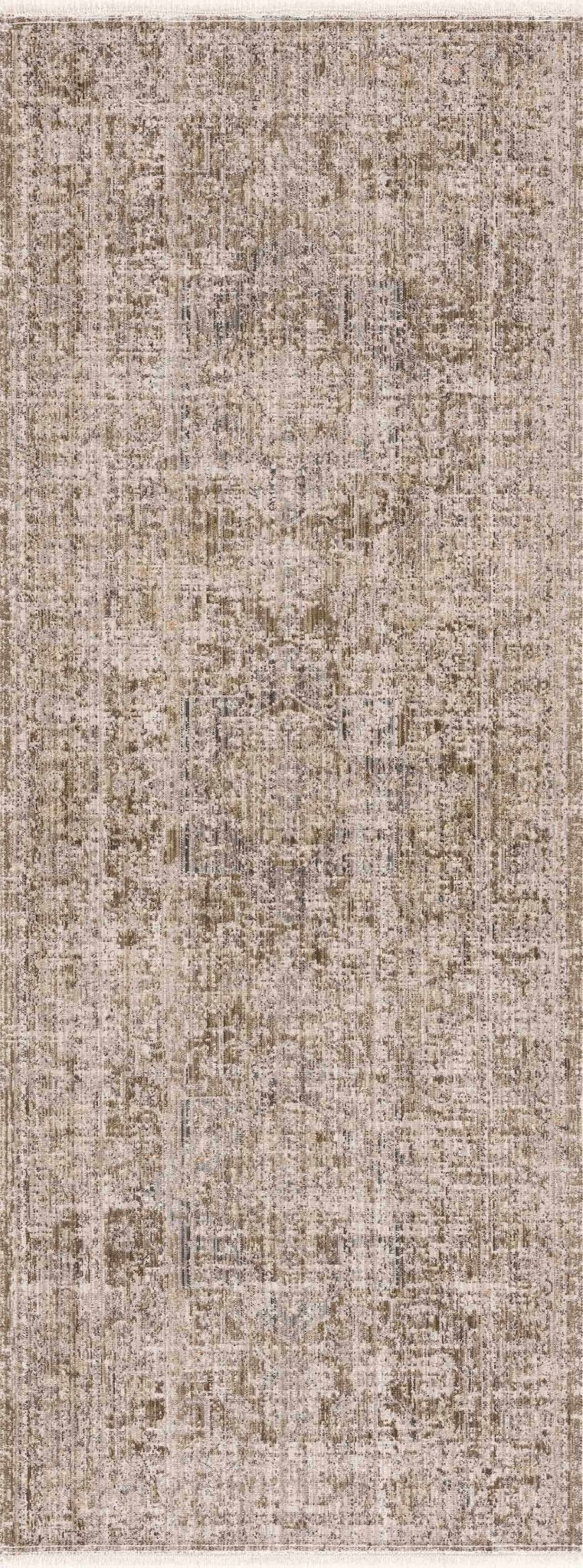 Aistys Washable Beige And Brown Machine Woven Outdoor Rug - The Rug Decor