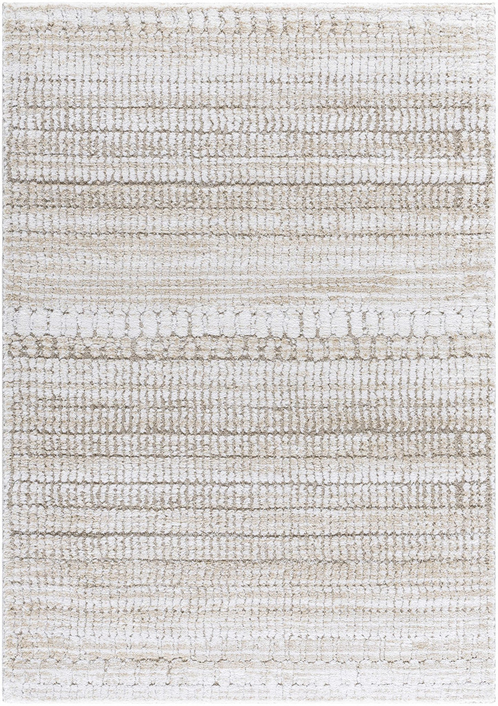 Akande Cream And Ivory Modern Style Rug - The Rug Decor