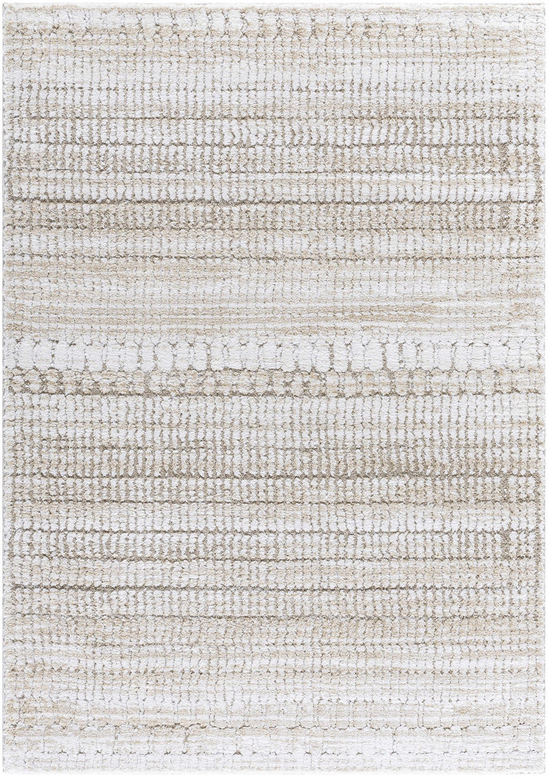Akande Cream And Ivory Modern Style Rug - The Rug Decor