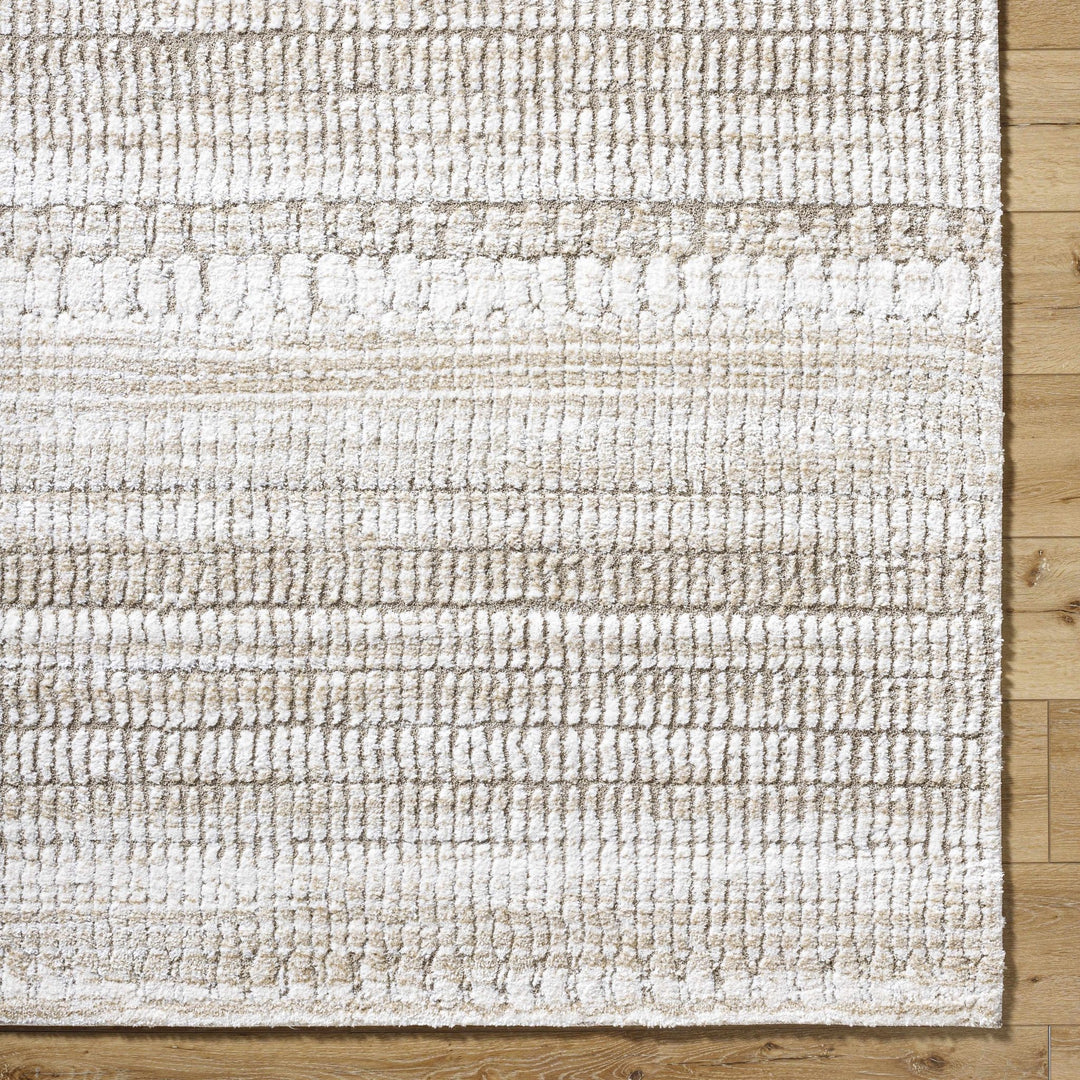 Akande Cream And Ivory Modern Style Rug - The Rug Decor