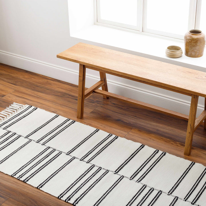 Akash Off White Modern Style Hand Woven Area Rug - The Rug Decor
