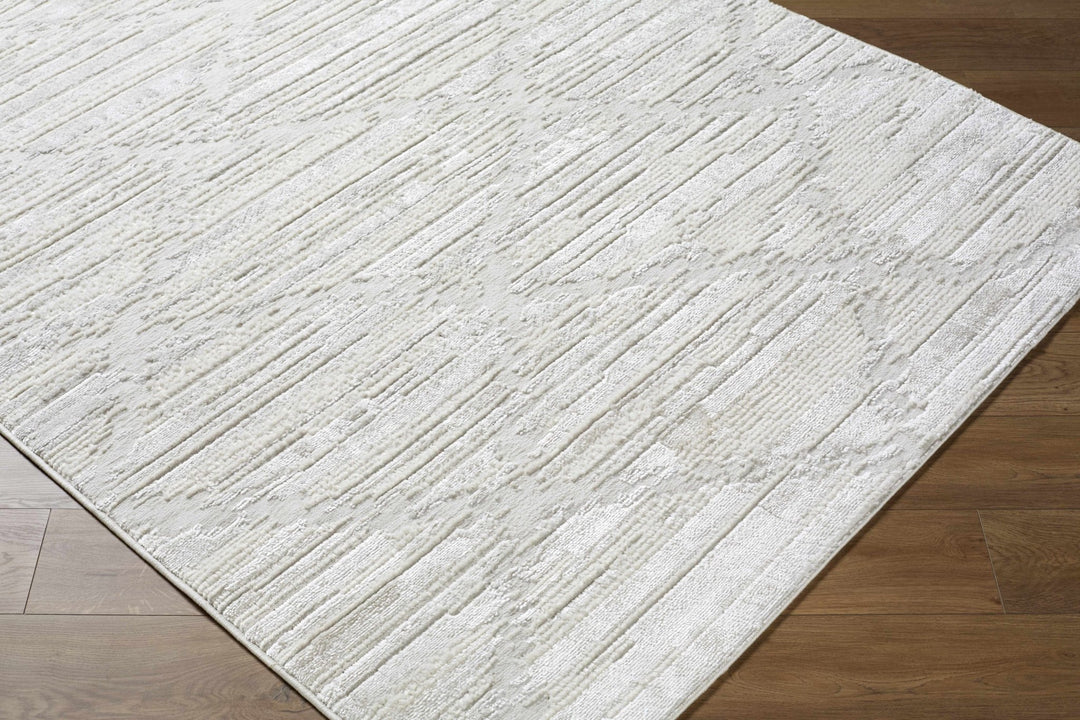 Akilah Contemporary Geometrical Ivory And Gray Rug - The Rug Decor